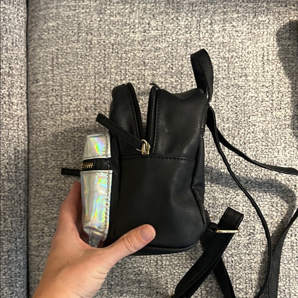 Holographic Black Mini Backpack - Picture 4 of 8